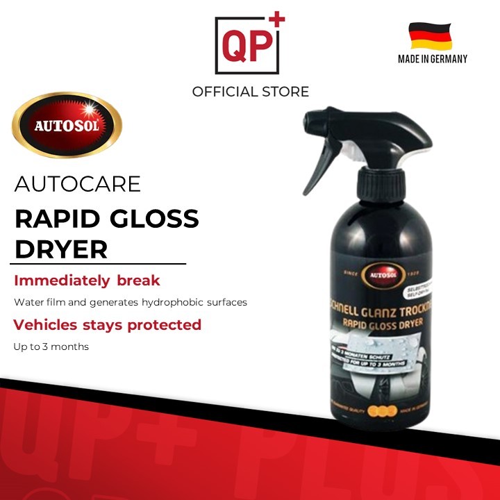 AUTOSOL RAPID GLOSS DRYER / EXPRESS WAX 500ML (SPRAY ONTO WET VEHICLE ...