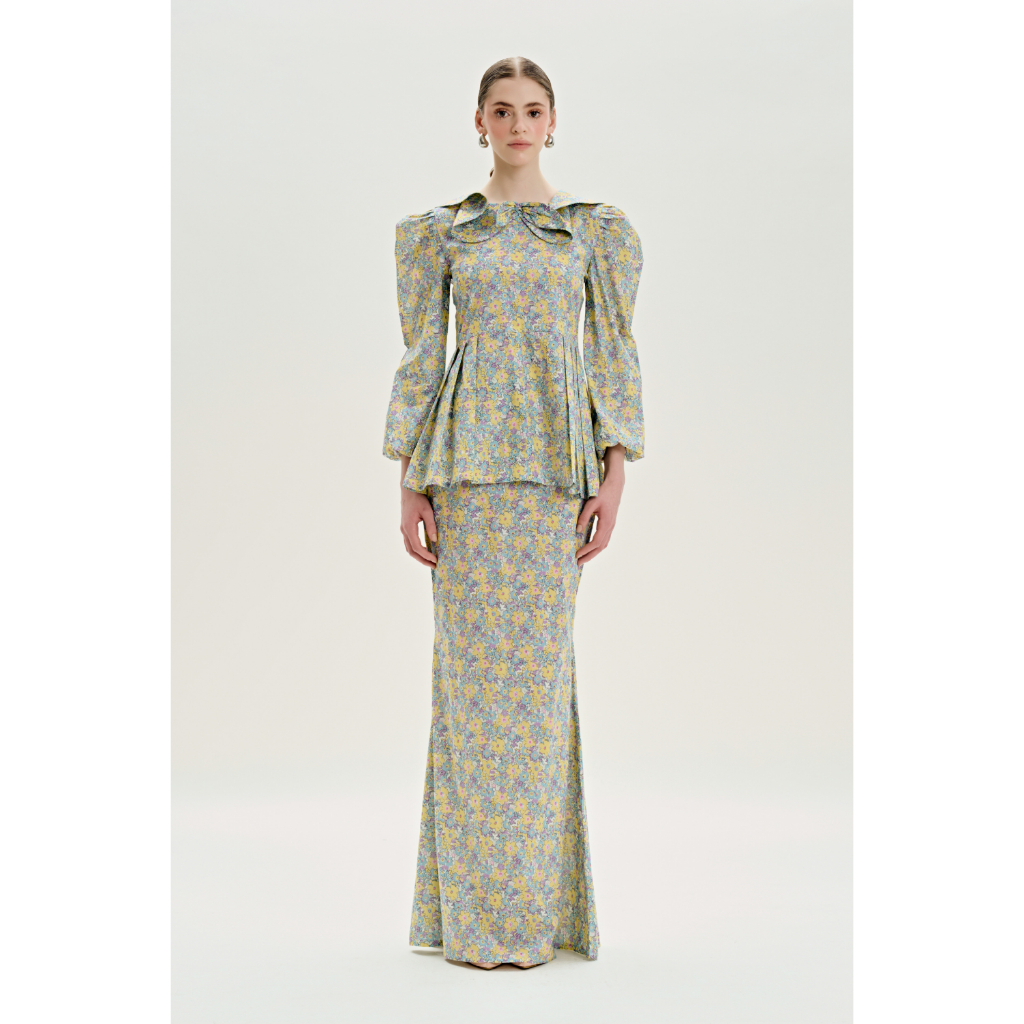 PETRA - ASENA RUFFLED COLLAR COTTON MINI KURUNG | Shopee Malaysia