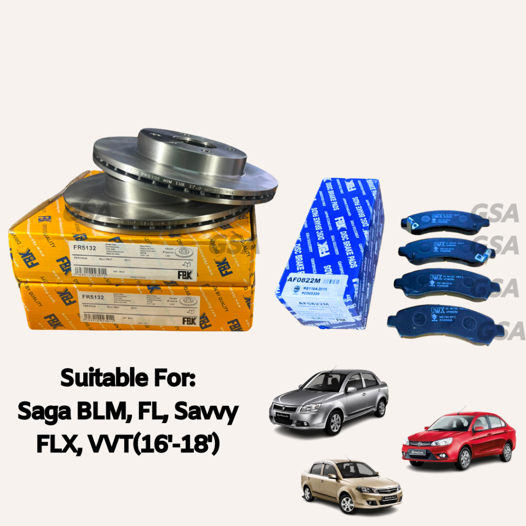 FBK Saga BLM, FL, FLX, Savvy, VVT (2016-2018) Front (Depan) Disc Rotor ...