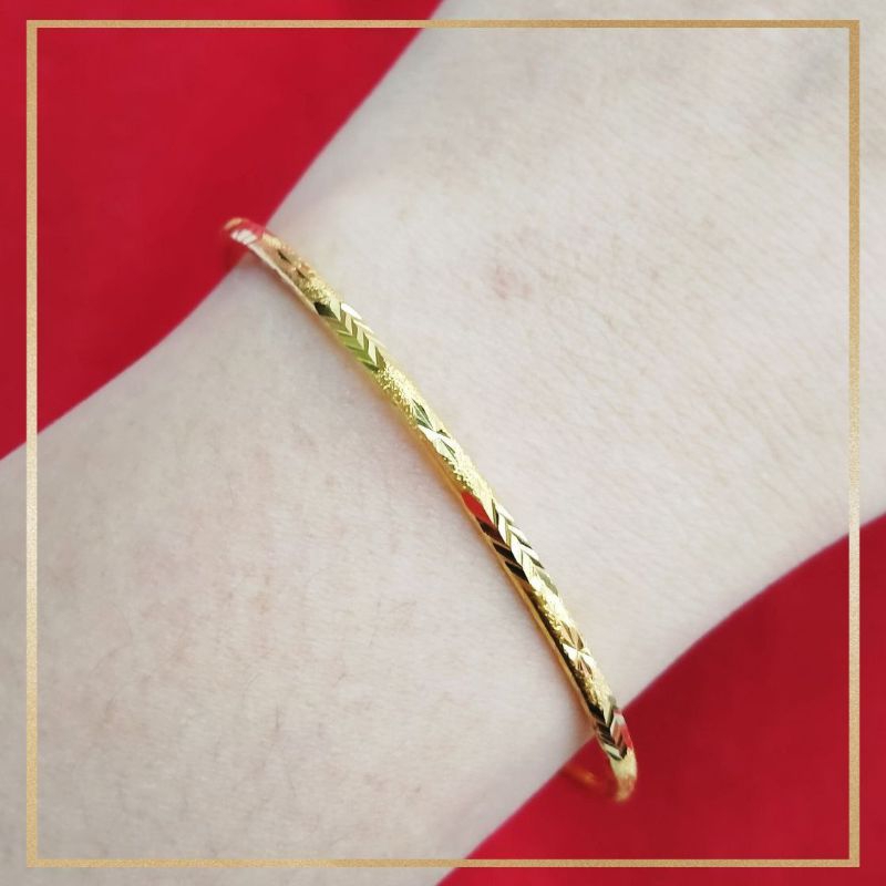 Bangle rotan emas 916 | Shopee Malaysia
