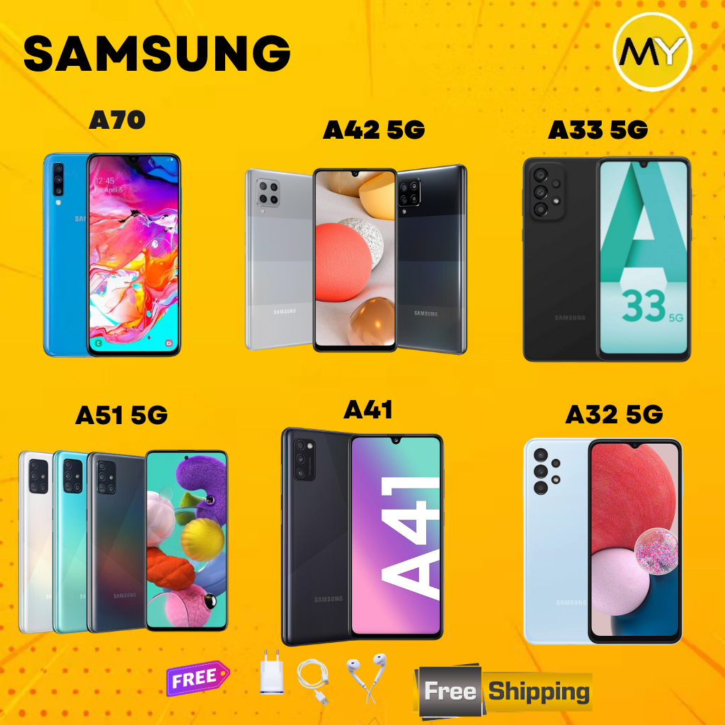 Used Samsung Galaxy A51 5G, A42 5G, A32 5G, Note 20,Z FLIP3 ,A70, A71,A33, A53  100%Original second
