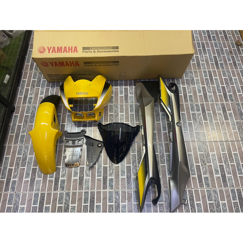 COVERSET RXZ CATALYZER KUNING GREY ORIGINAL | Shopee Malaysia