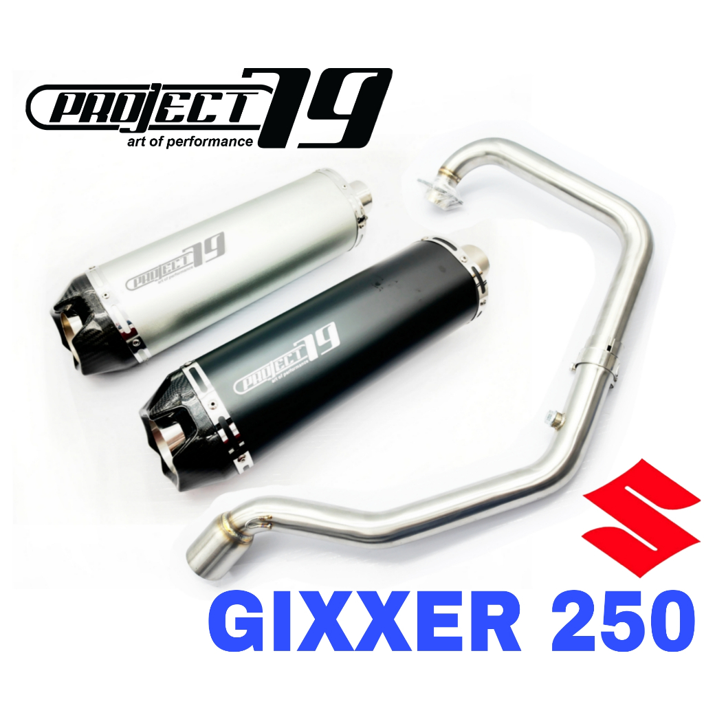 Project79 Exhaust Suzuki GIXXER250 Ekzos Full System Stainless Steel ...