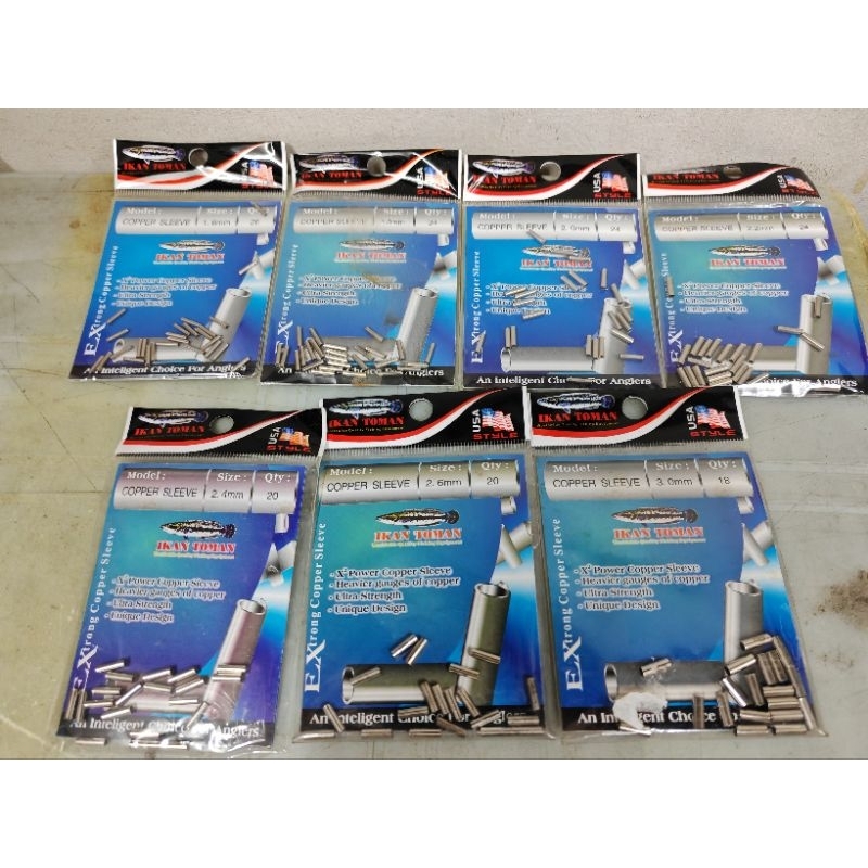 Toman Copper Sleeve(For Cable clipping/untuk kepit Tali dawai) | Shopee ...