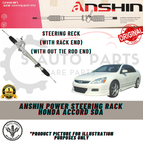 HONDA ACCORD SDA 2.0/2.4 POWER STEERING GEAR RACK -BRAND 100% ANSHIN ...