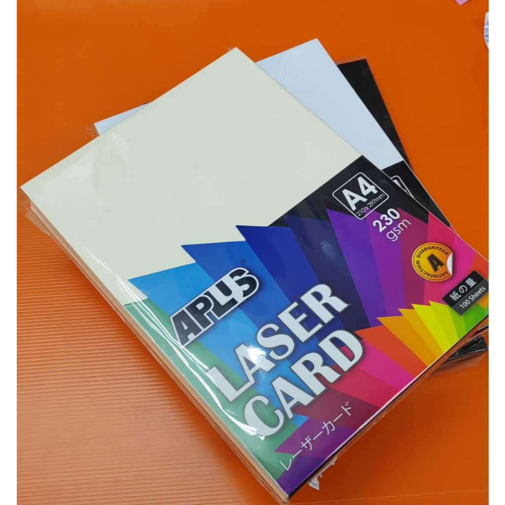 APLUS A4 LASER CARD 230GSM X 10'S | Shopee Malaysia