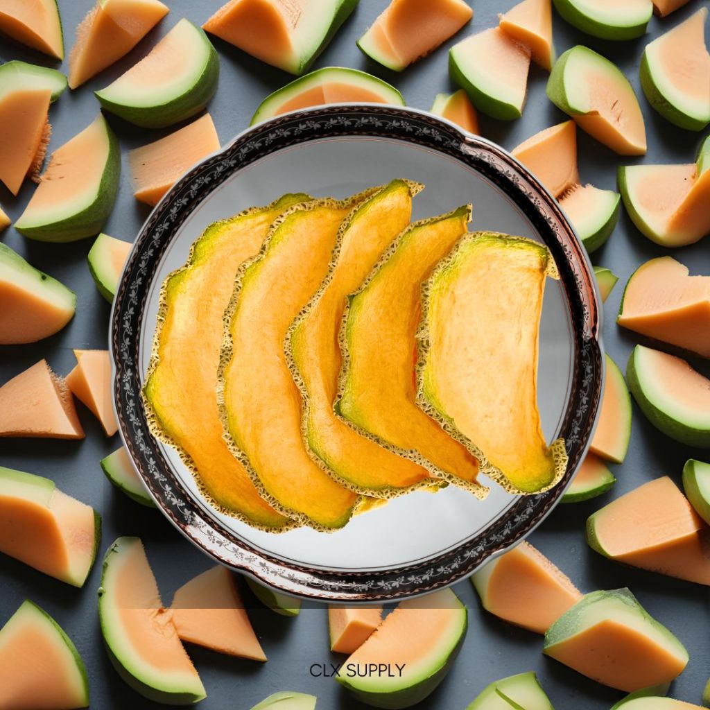 CLX Dried Rock Melon Slices (seedless) | Dried Fruit | 哈密瓜干 | 50g/100g ...