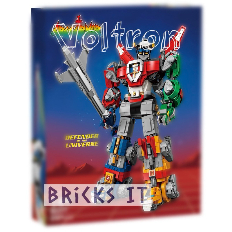 Lepin Voltron Robot Building Block Bricks Toy Shopee Malaysia