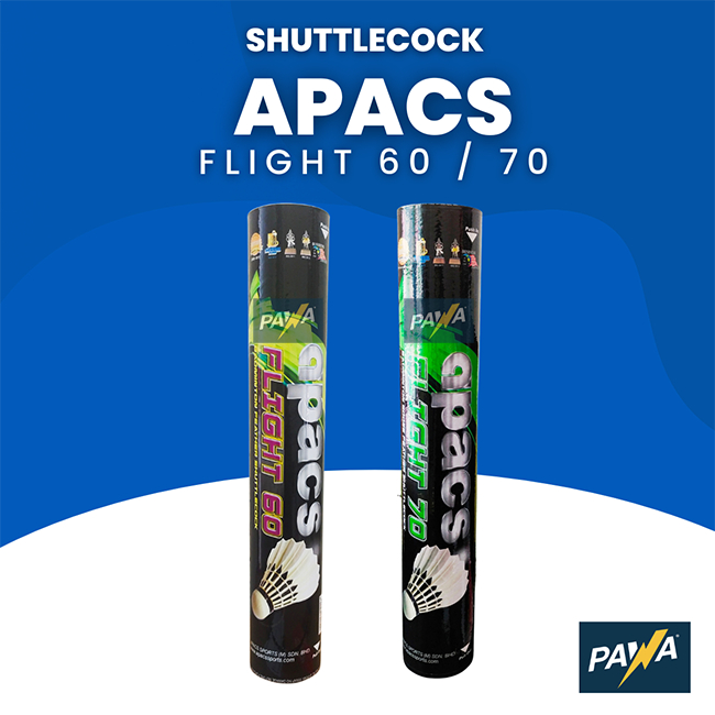 APACS Flight 60 / 70 Badminton Shuttlecock (For Intermediate Player ...