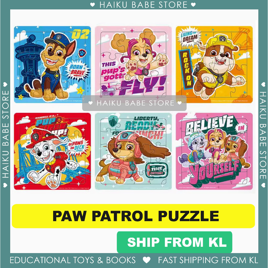 PAW PATROL - Kids Jigsaw Puzzle 96pcs/20pcs/40pcs/paw Patrol Puzzle ...