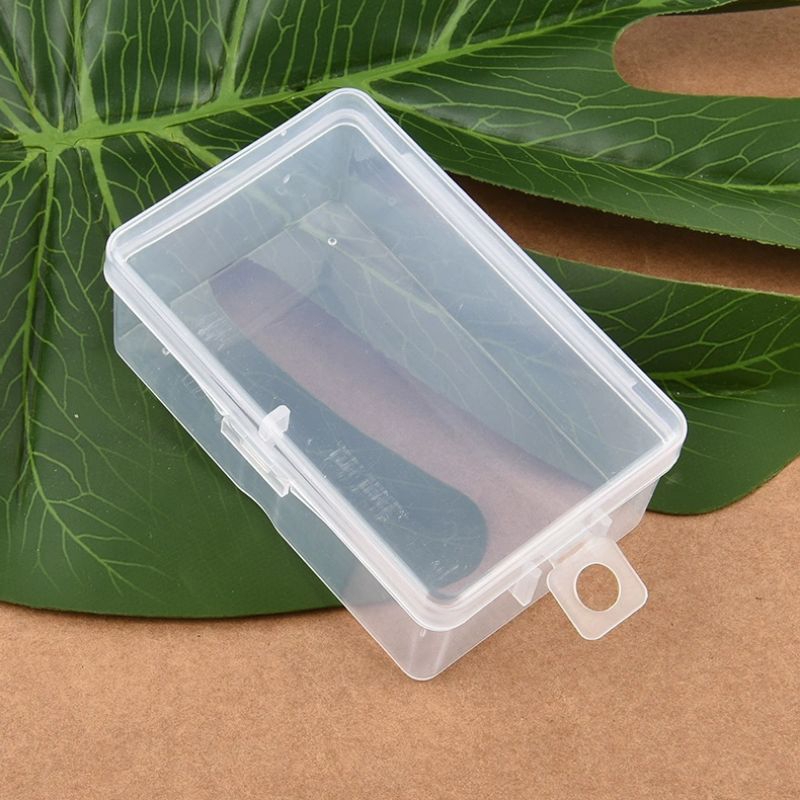 Empty Transparent Plastic Box Multi Use Organizer Snooker Chalk Holder ...
