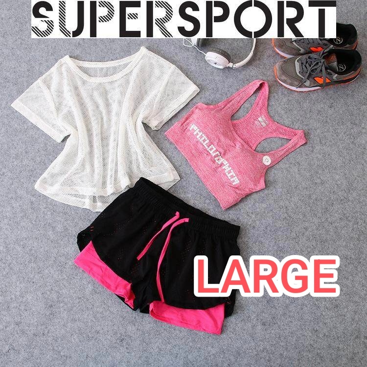 SUPERSPORT FULL SET 3 in 1 Yoga Outdoor Sport Women Female Fitness ...