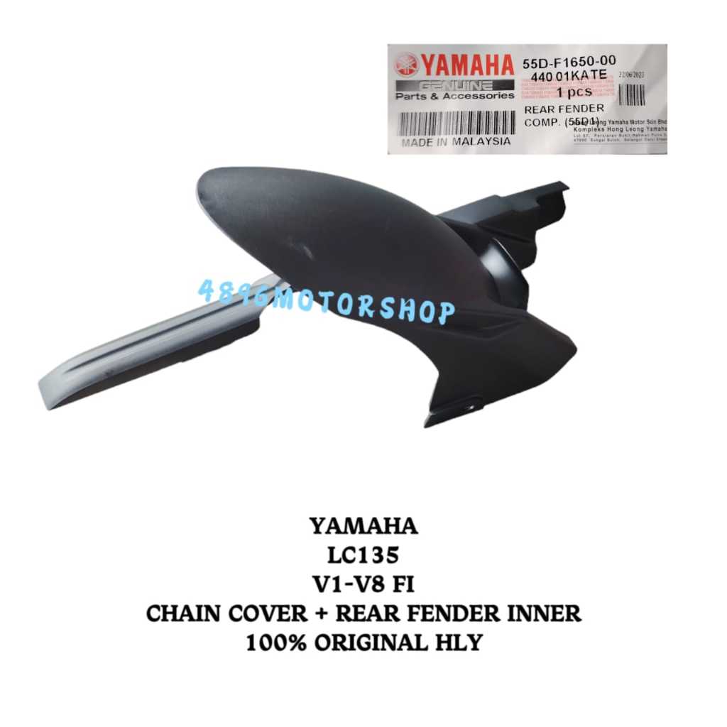 100% ORIGINAL HLY Yamaha LC135 V1 V2 V3 V4 V5 V6 V7 V8 Chain Case Cover ...