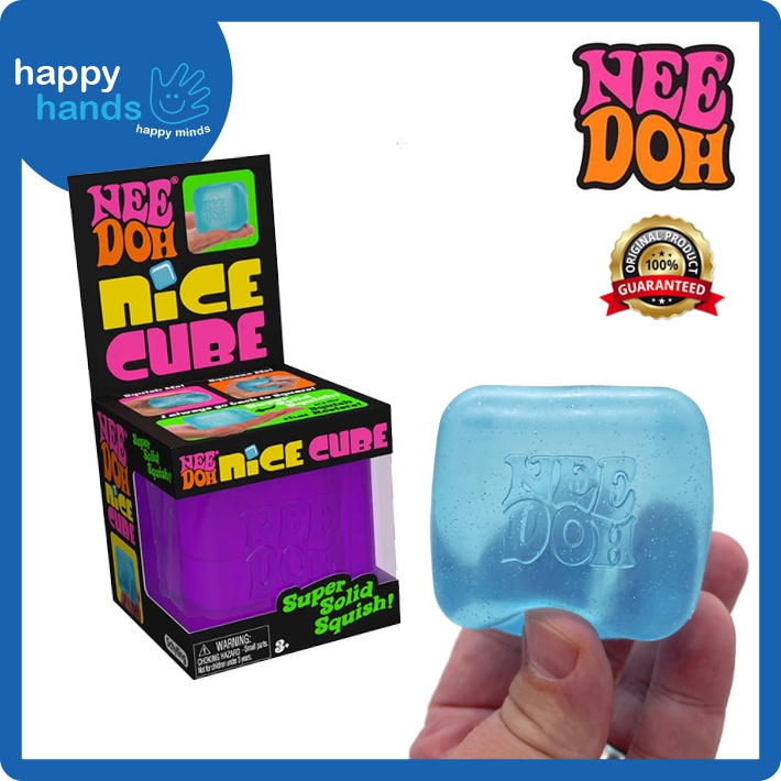NeeDoh Nice Cube Squishy Fidget Toy Stress Relieve Calming Satisfaction 