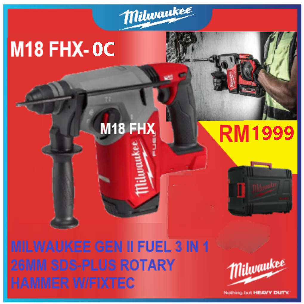 Milwaukee M18 Fhx _ M18 Fuel _ Akku-Kombihammer M18 FHX-0X ...