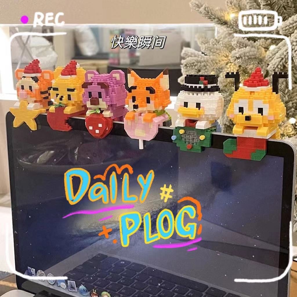 现货 Building Block Cartoon 卡通微型积木挂件 W2605 Mini DIY Hanging 串联小颗粒玩具拼装可爱积木 ...