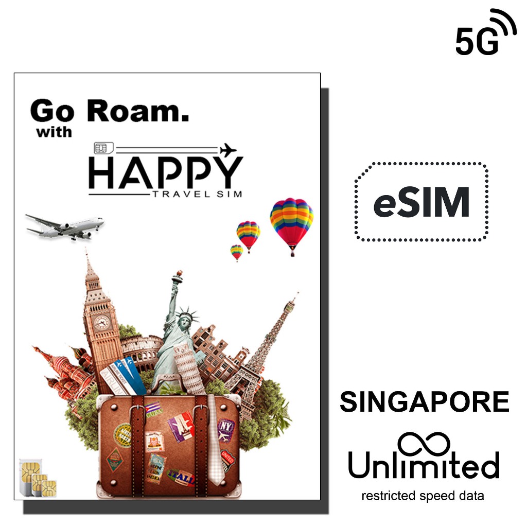 eSIM Singapore travel eSIM | Shopee Malaysia