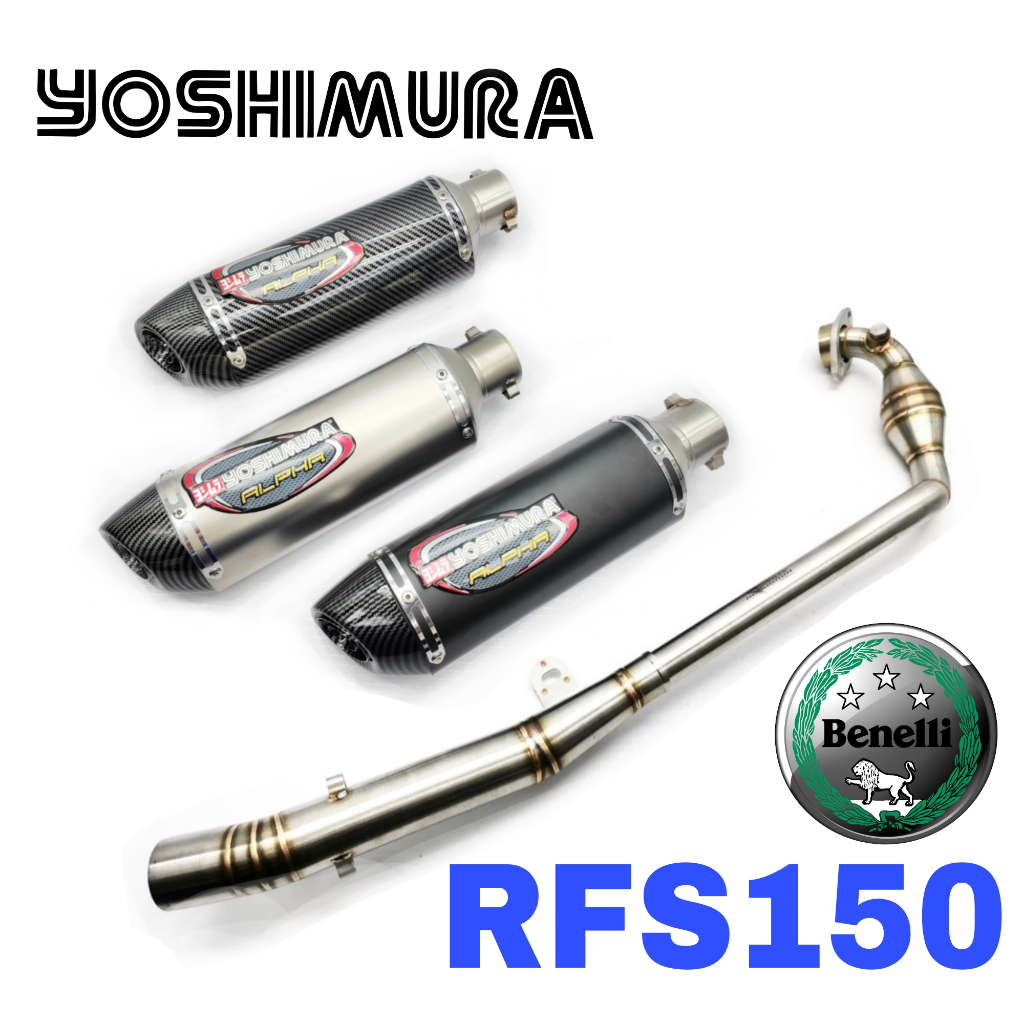 Benelli RFS150i Yoshimura Exhaust System RFS150 Project79 Muffler Ekzos ...