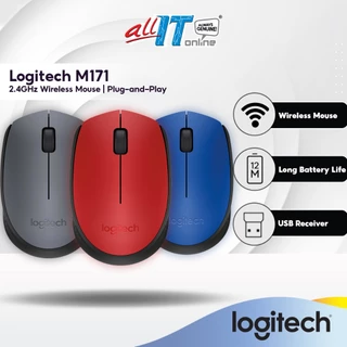 Logitech M171 Wireless Mouse 2.4GHz with USB Receiver | Optical Tracking | 12-Months Battery Life