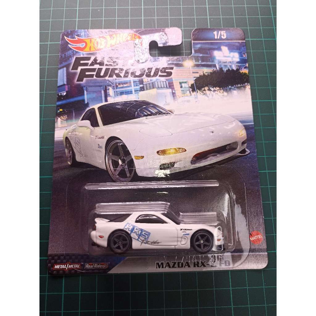 Hot Wheels Mazda RX7 FD | Fast & Furious | Car Culture | Shopee Malaysia