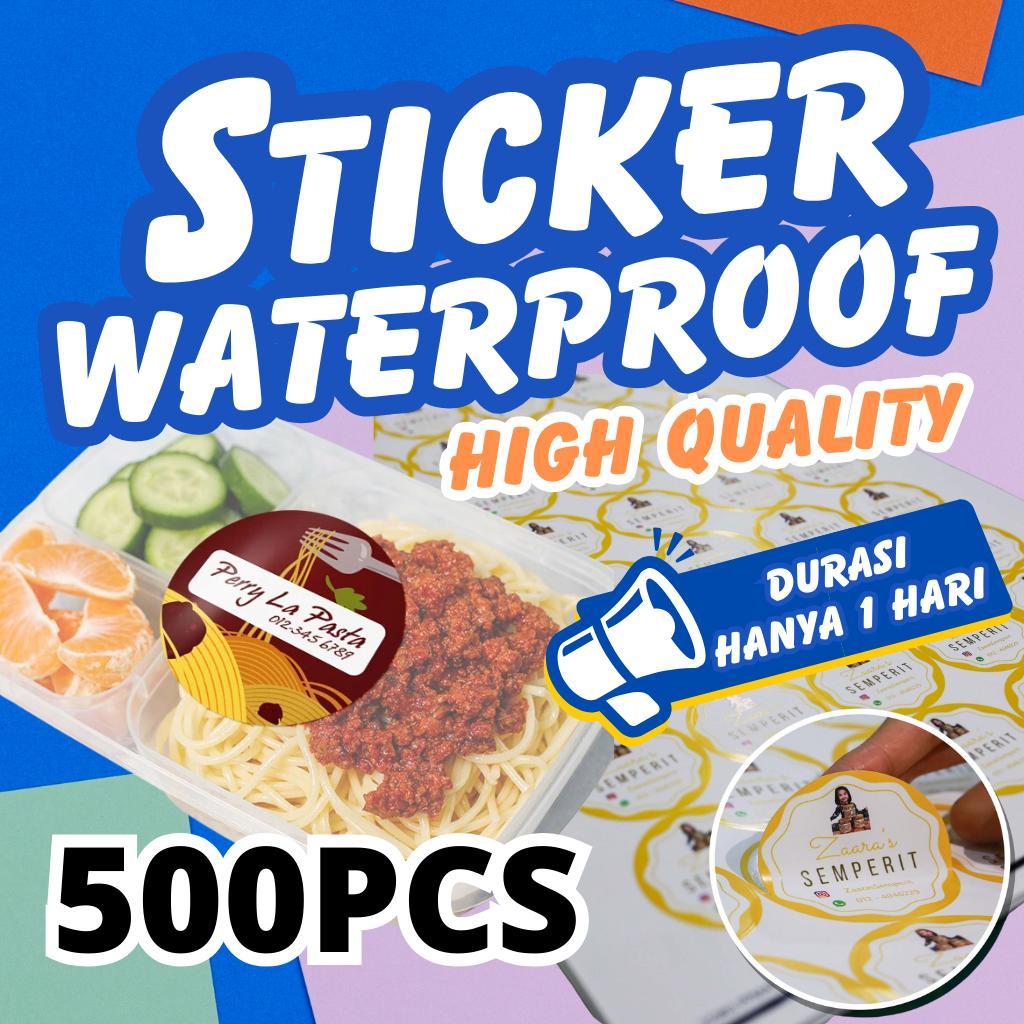 Sticker label waterproof.Sticker produk waterproof.Sticker label produk ...