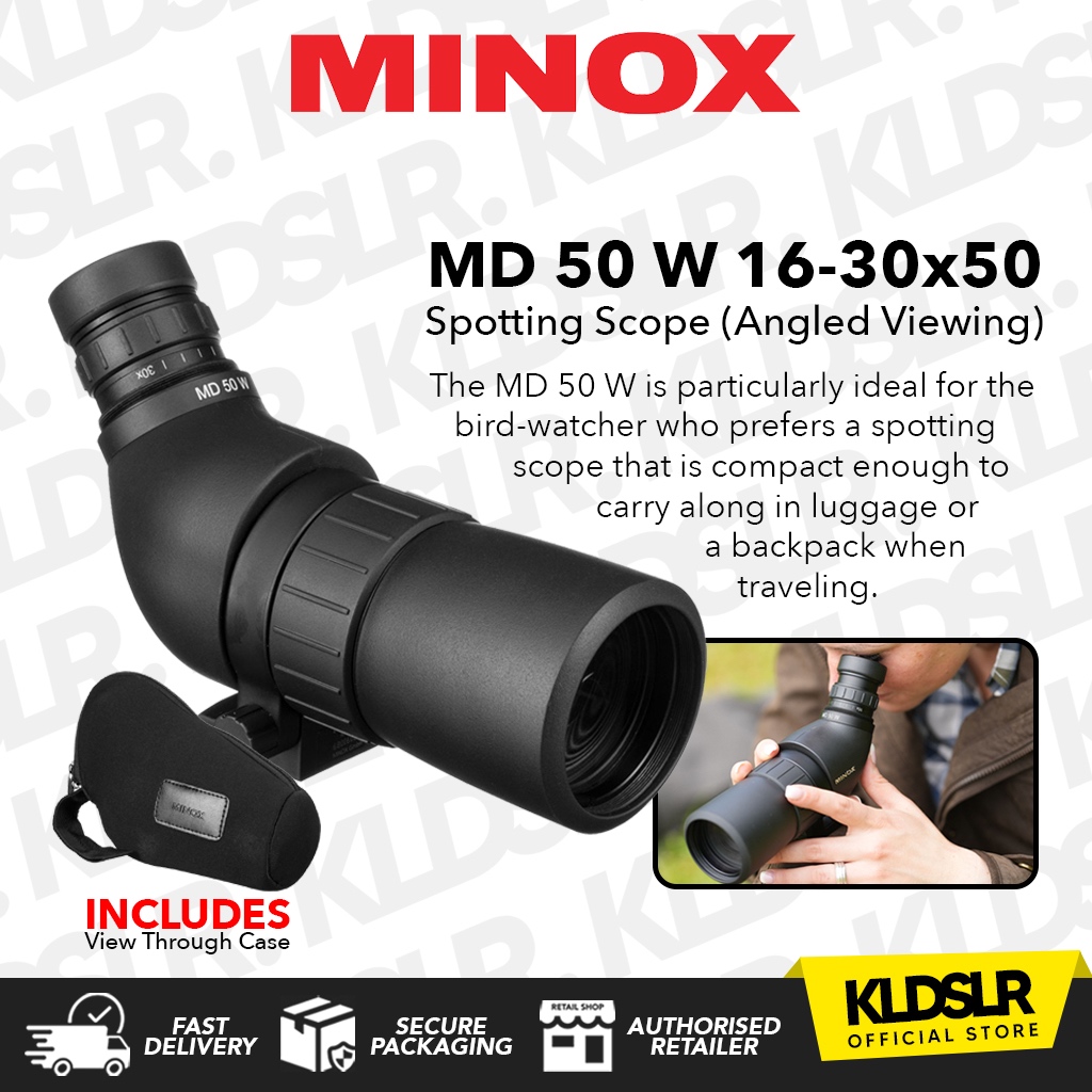 Minox MD 50 W 16-30x50 Spotting Scope (Angled Viewing) | Shopee Malaysia