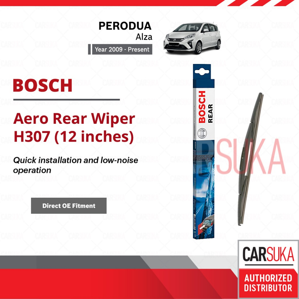 BOSCH H307 rear wiper for Perodua Alza , year 2009 - present | Shopee ...