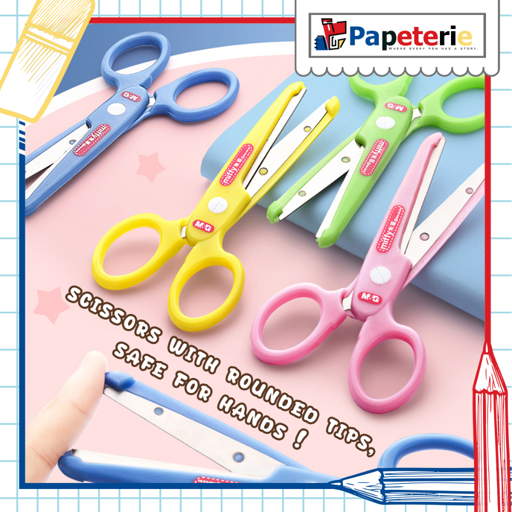Papeterie - Preschool Training Scissors Child-Safe DIY Handmade Kids ...