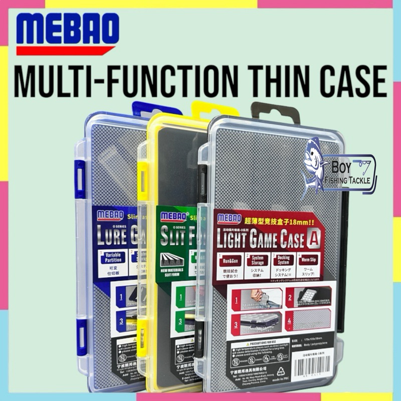 MEBAO THIN LURE BAIT BOX FORM CASE MULTIFUNCTION TACKLE BOX | Shopee ...