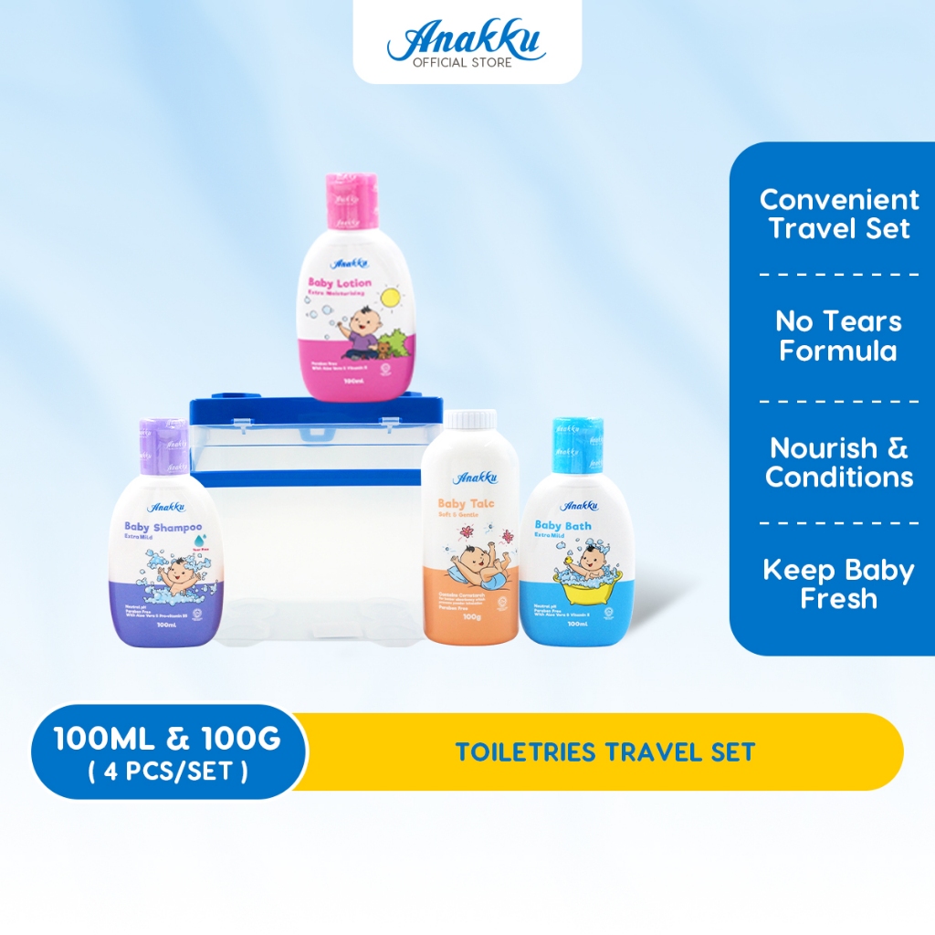 Anakku Toiletries Set | Mandian Bayi 100ml TS118 | Shopee Malaysia