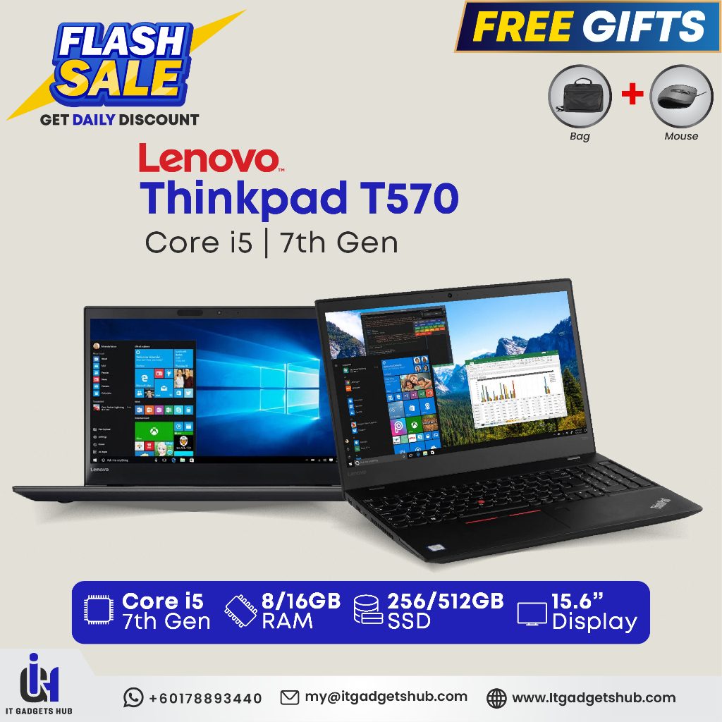 Écran LCD IPS 15.6" FHD (1920x1080) Pour Lenovo ThinkPad T570 - Neuf - Livraison Rapide