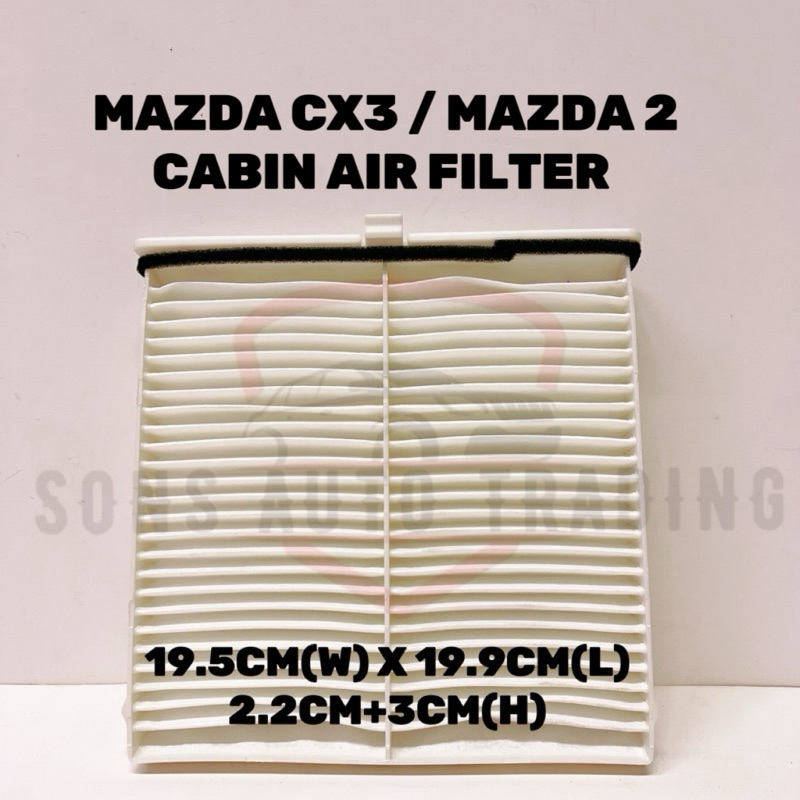 MAZDA CX3 2016 /MAZDA 2/ AIRCOND CABIN AIR FILTER WITH BRACKET D09W