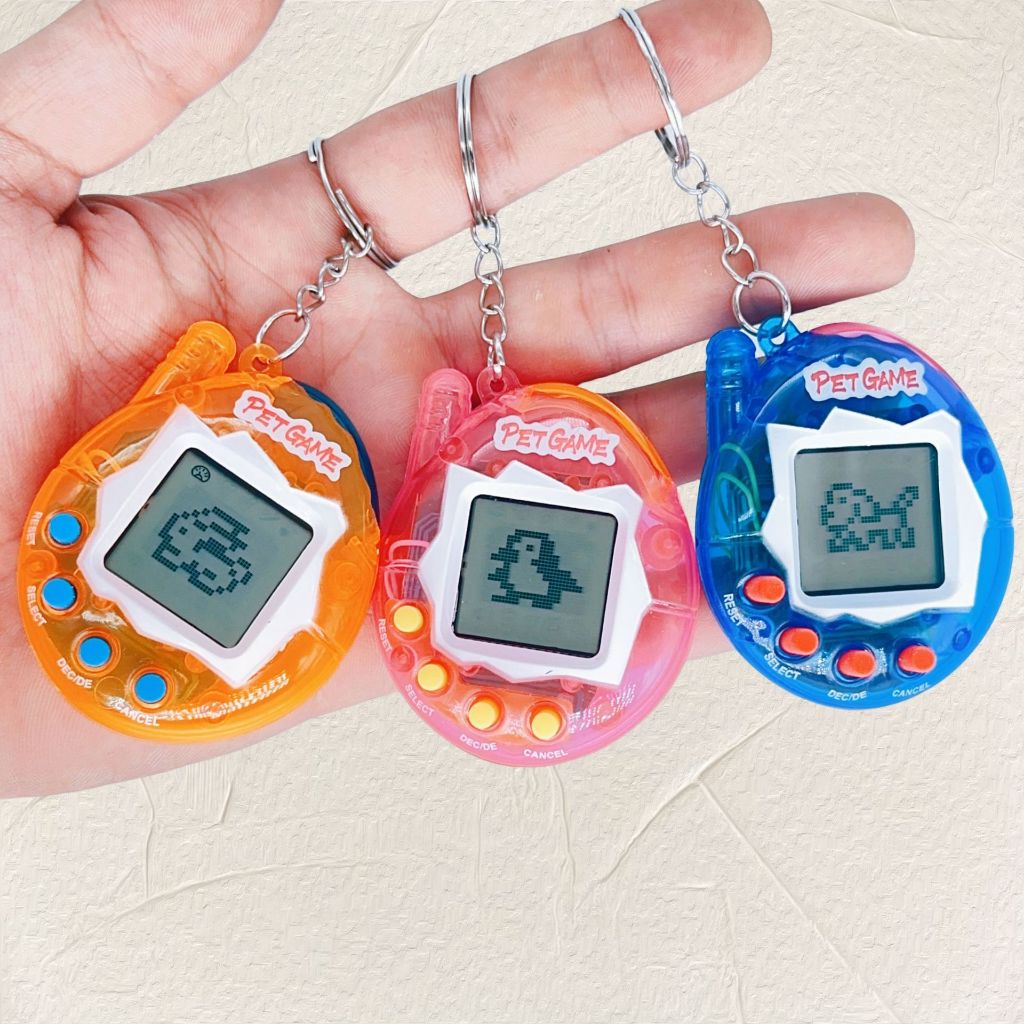 MILANDO Mini Pet Toy Puzzle Toy Miniature Game Key Chain Keychain 宠物游戏机 ...