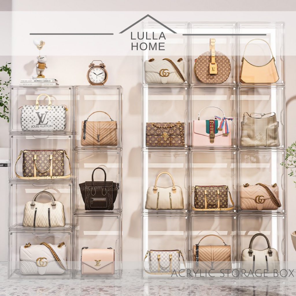 Handbag storage containers sales
