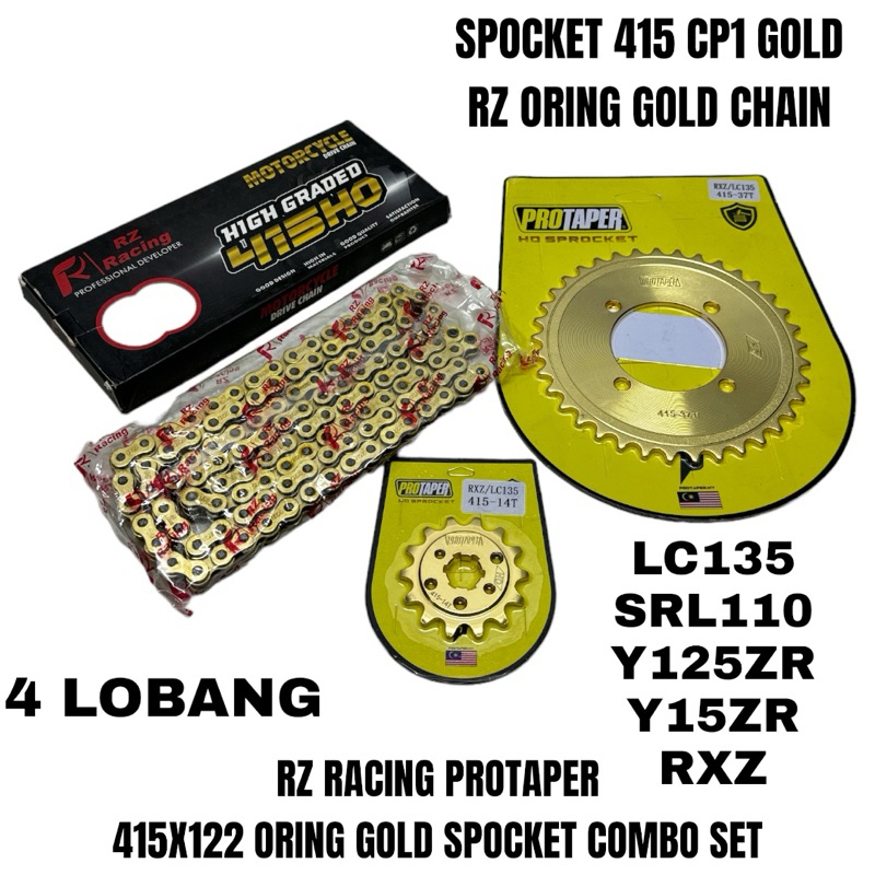 ProTaper - 021698 - Gold Series 415MX Chain, 120 Links For