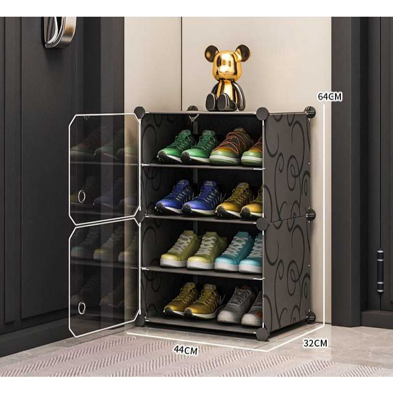 DIY Shoe Rack Shoe Shelf Home Door Organizer Dormitory Narrow Shoe ...