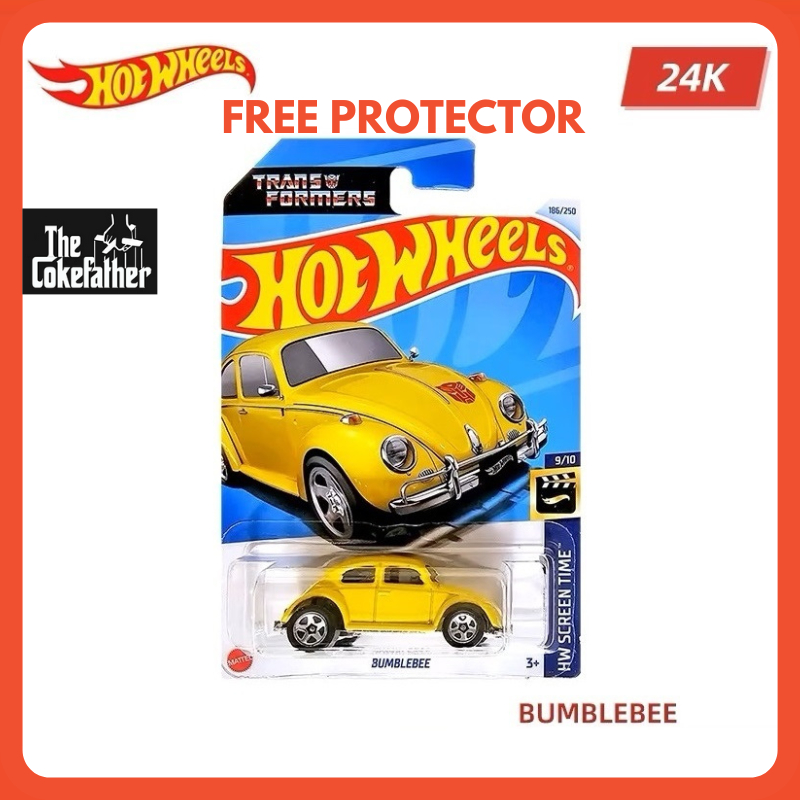 Hot Wheels Bumblebee Gold / Transformers Volkswagen Beetle/ 2024 Dash K ...