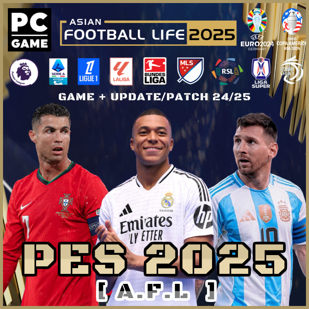 PES 2025 + Liga Malaysia [Update 24/25] [AFL] [PC]🆕 | Shopee Malaysia