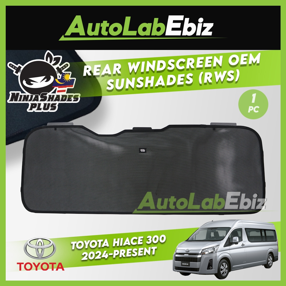 Toyota Hiace 300 2024 NinjaShades Plus Rear Windscreen OEM Sunshades ...