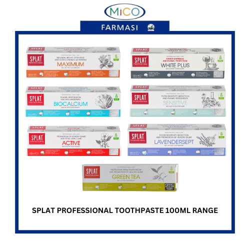 SPLAT PROFFESIONAL TOOTHPASTE ASSORTED RANGE 100ML | Shopee Malaysia