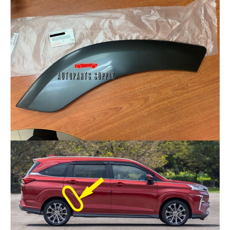 ORIGINAL TOYOTA VELOZ 2022 - 2024 REAR DOOR ARCH SKIRT RH LH | Shopee ...