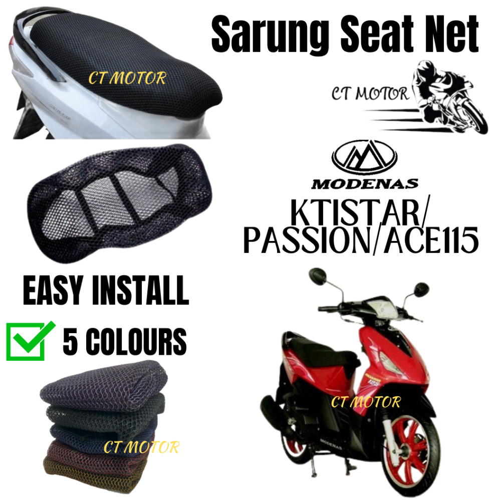 CT Motor Modenas KTISTAR / PASSION 125 / ACE 115 – Sarung Kusyen Jaring ...
