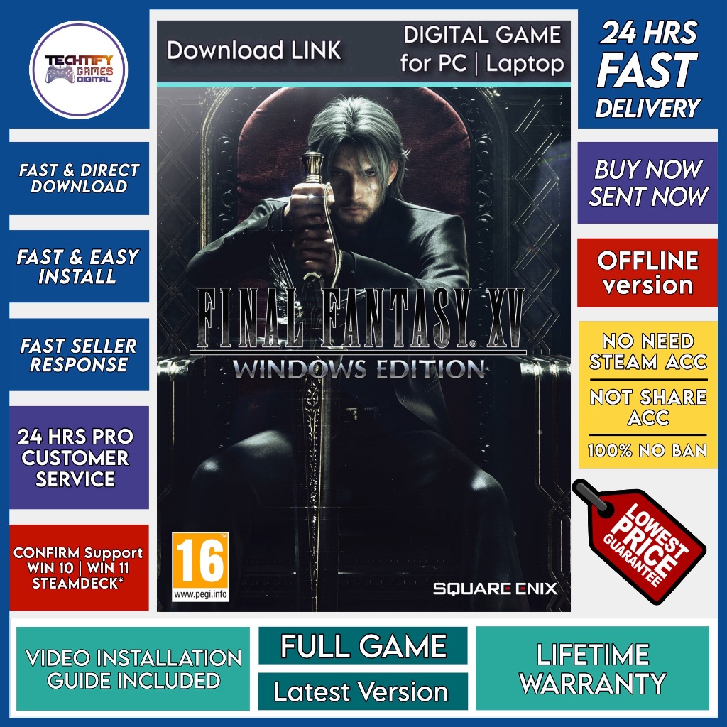 [PC Game] Final Fantasy XV | 15 Windows Edition - Offline [Fast Digital ...