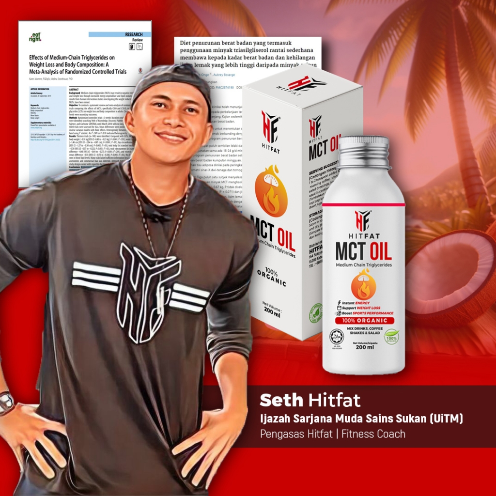 Hitfat MCT Oil (Medium Chain Triglyceride) | Shopee Malaysia