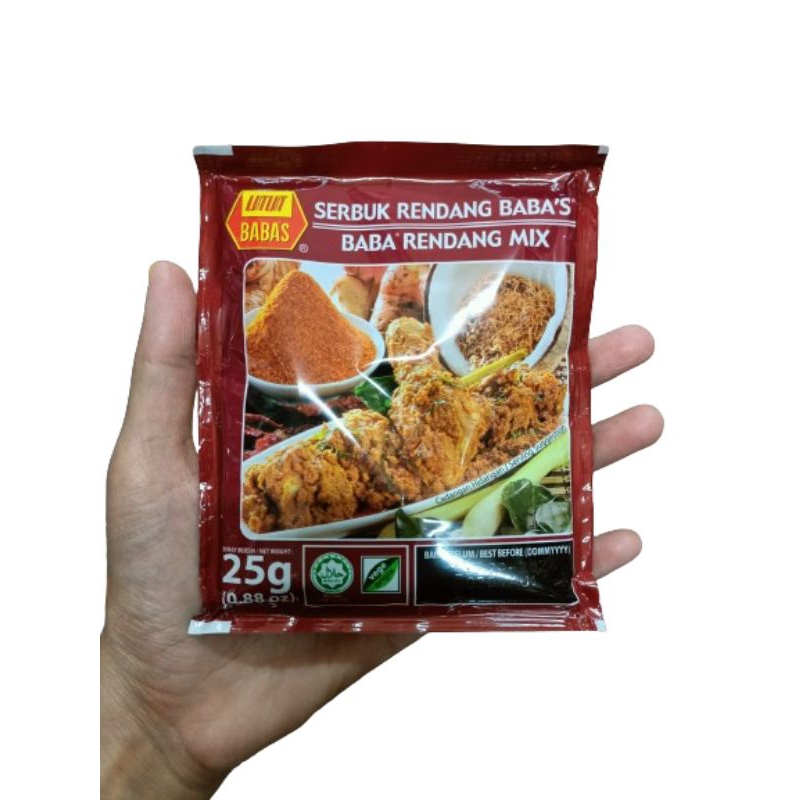 🔥SERBUK RENDANG BABA'S ( 25g )🔥 | Shopee Malaysia