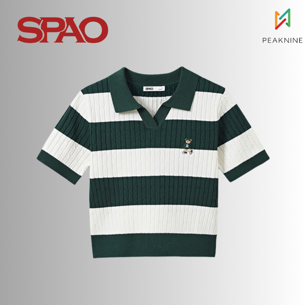 ★ SPAO★ Woody Cable Half-open Short-sleeved Knit SPKWF24G my-11134207-7r98r-ly9a99yrhgf40a