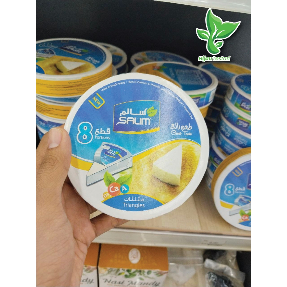 Salim Cheese Triangles 120G HALAL | Keju | 8 Triangles 120g | Saudi ...
