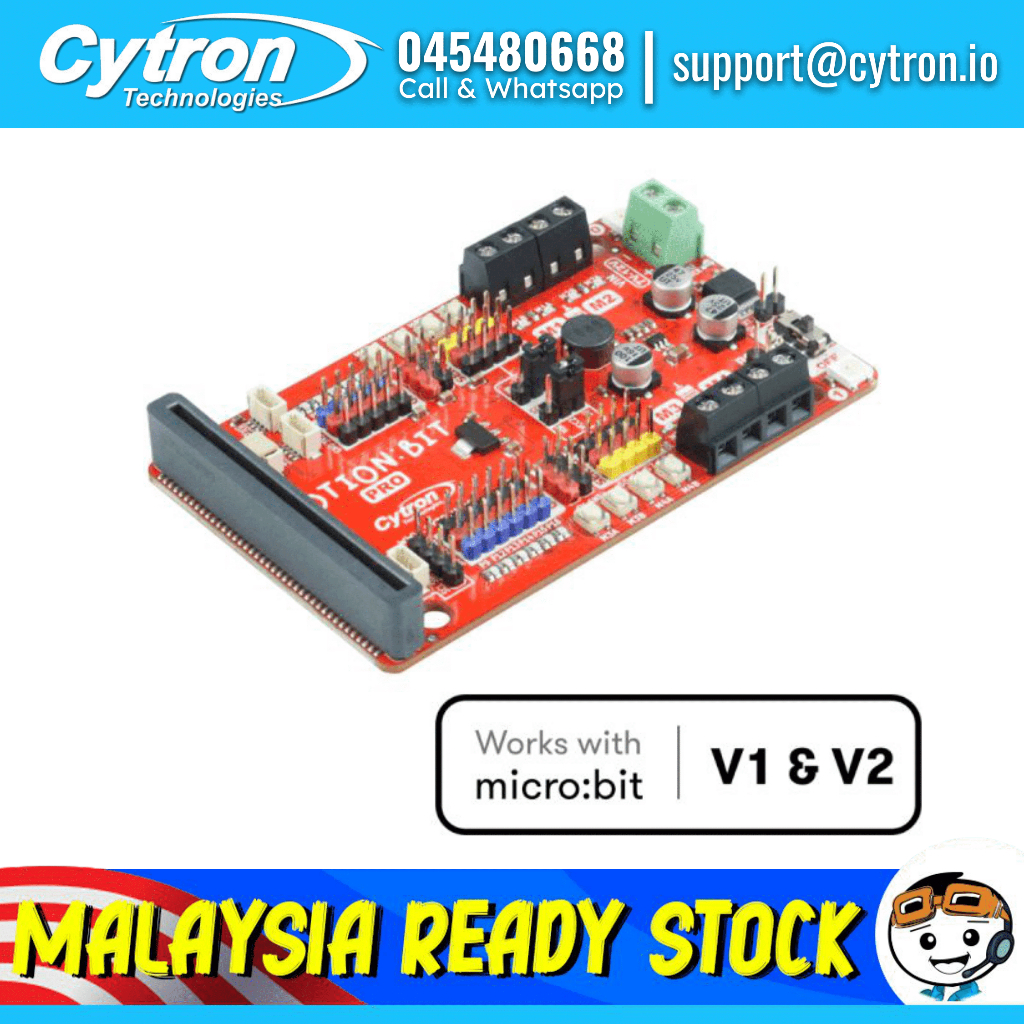 MOTION:BIT Pro - 12V Robotics Expansion Board for micro:bit
