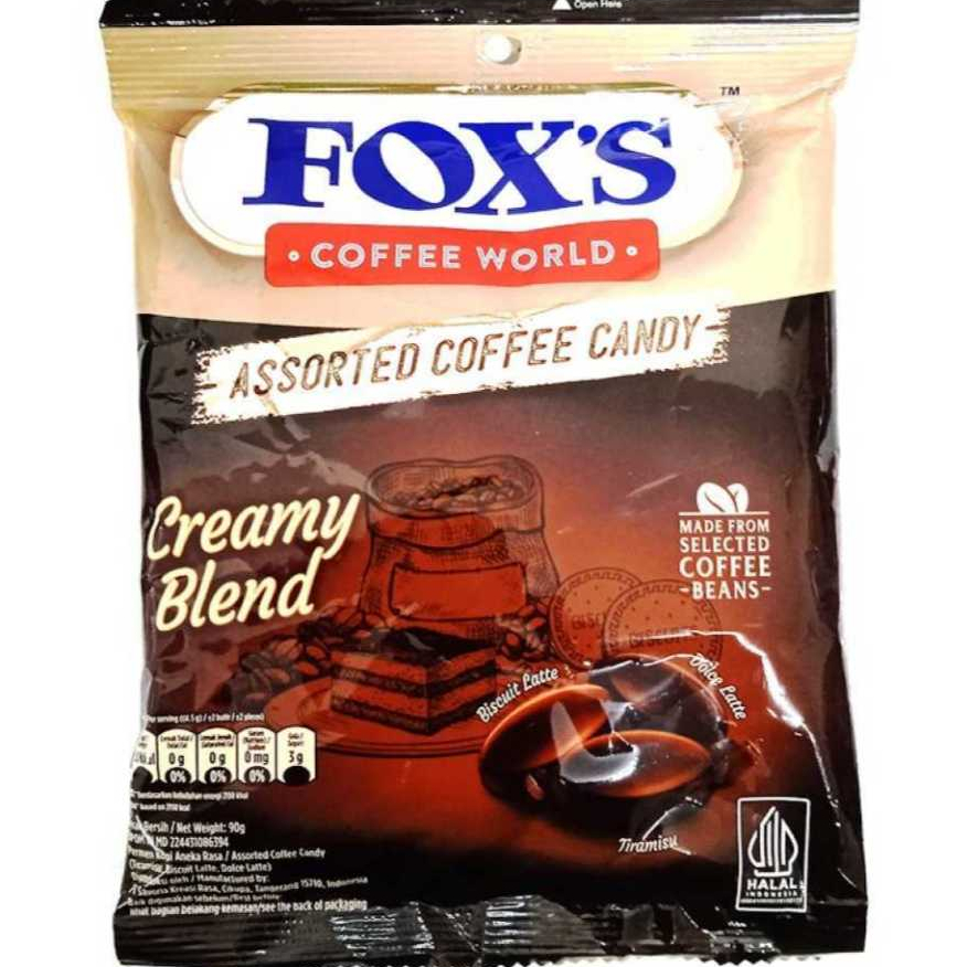 FOX's Coffee World Candy 90g - Passionate Blend dan Creamy Blend | Gula ...