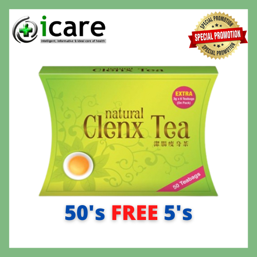 Thé Détox Detoxlim Clenx Tea - 55 Sachets - Perte De Poids, Bien-être - Saveur Thé Vert